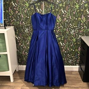 B&A Navy blue gown